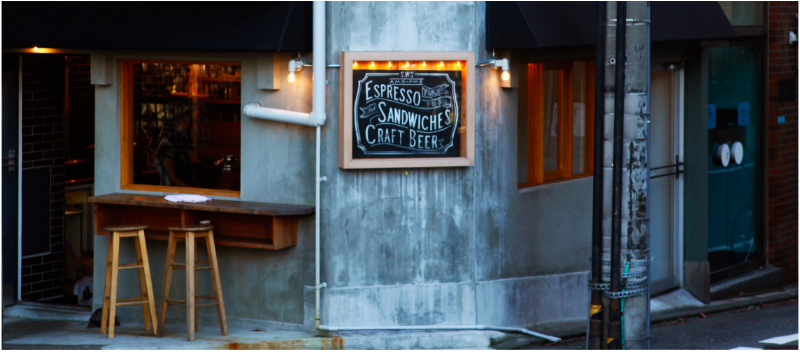 SIDEWALK COFFEE STAND