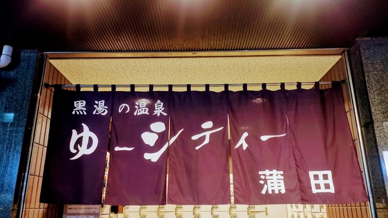 黒湯の温泉 ゆ〜シティー蒲田